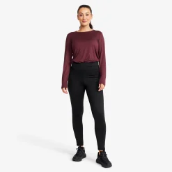 Alaska Fleece Lined Tights Naiset