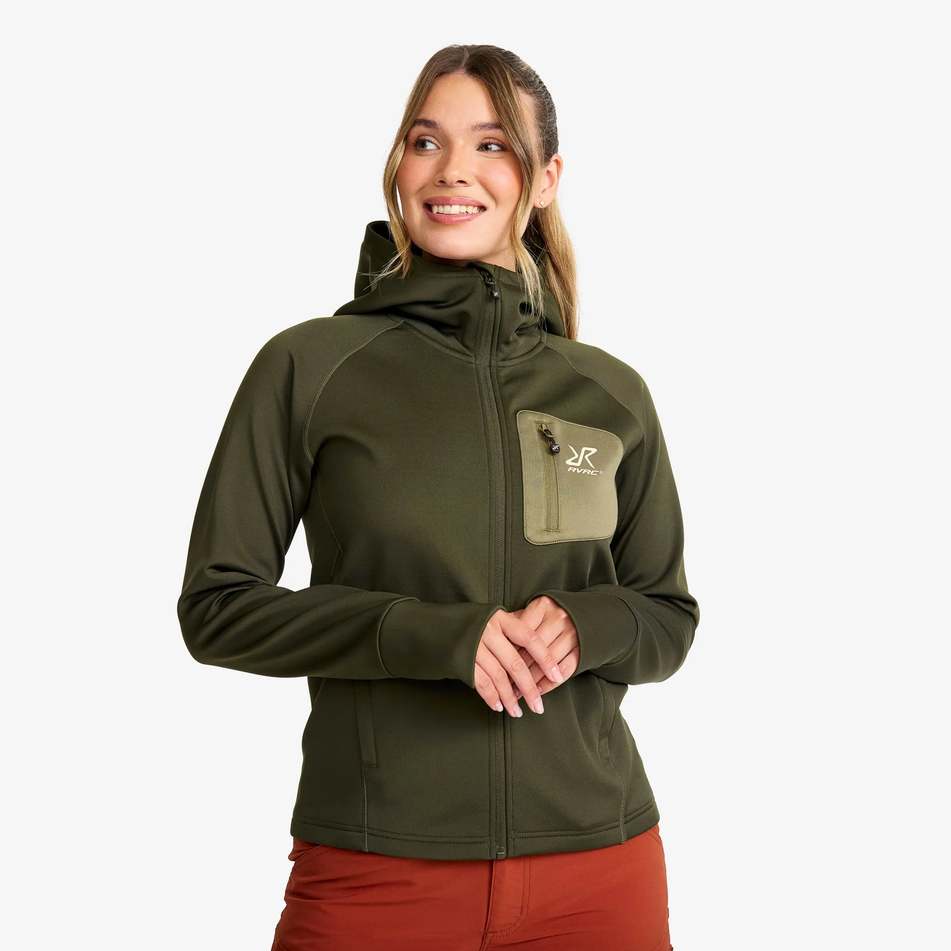 Evolution Stretch Fleece Hoodie Naiset