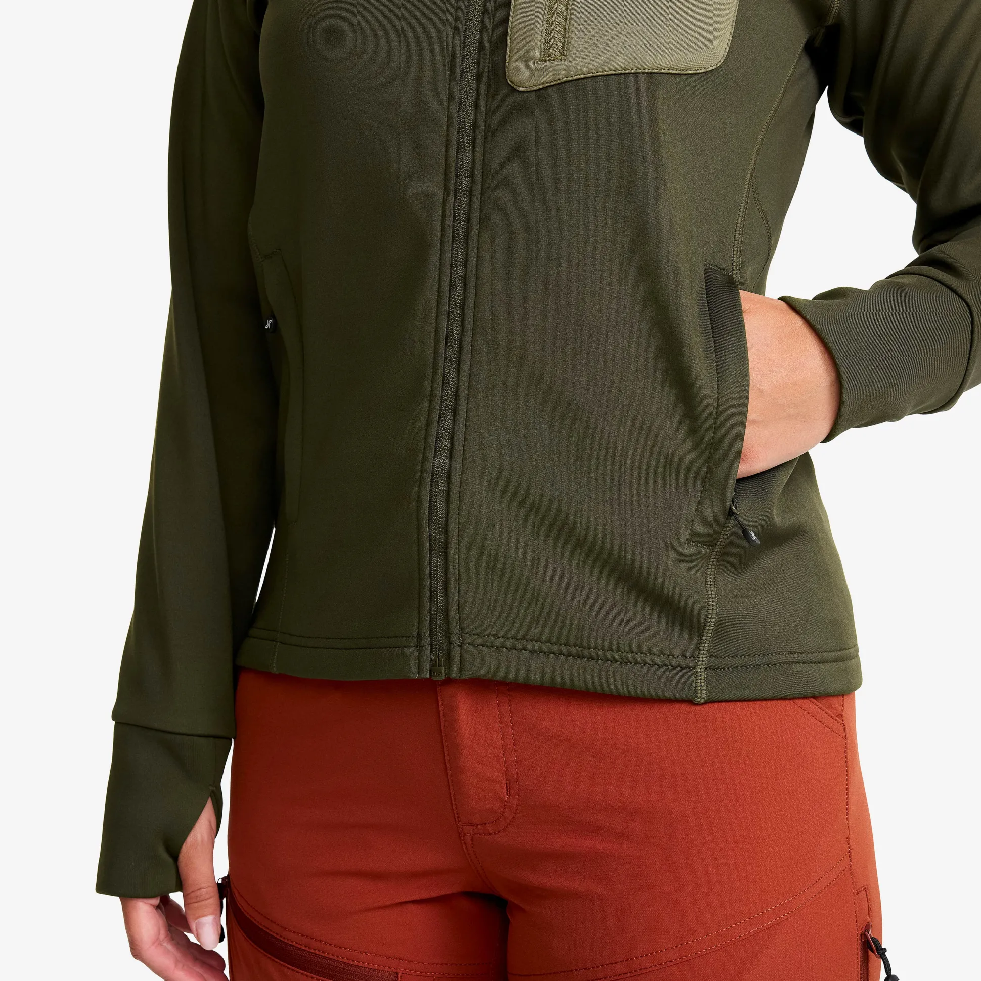 Evolution Stretch Fleece Hoodie Naiset