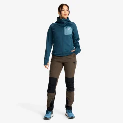 Evolution Stretch Fleece Hoodie Naiset