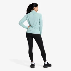 Focus Half-zip Seamless Top Naiset