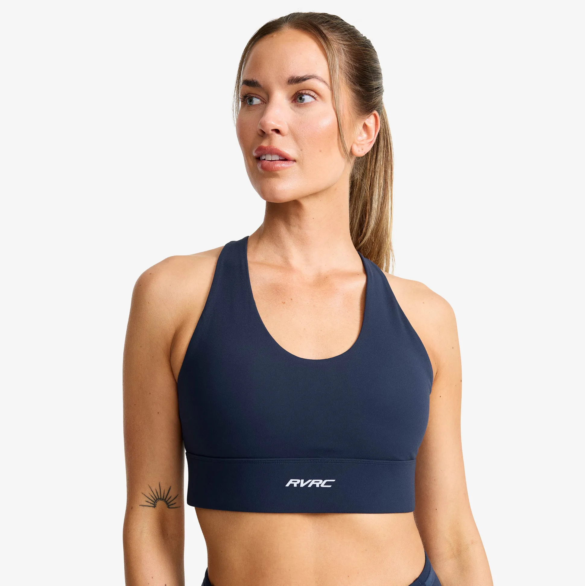 Rapid V Longline Medium Sports Bra Naiset
