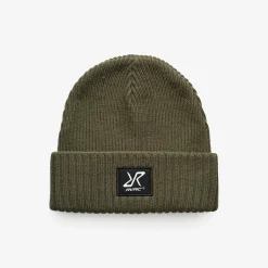 Ribbed Patch Beanie Unisex