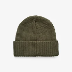 Ribbed Patch Beanie Unisex