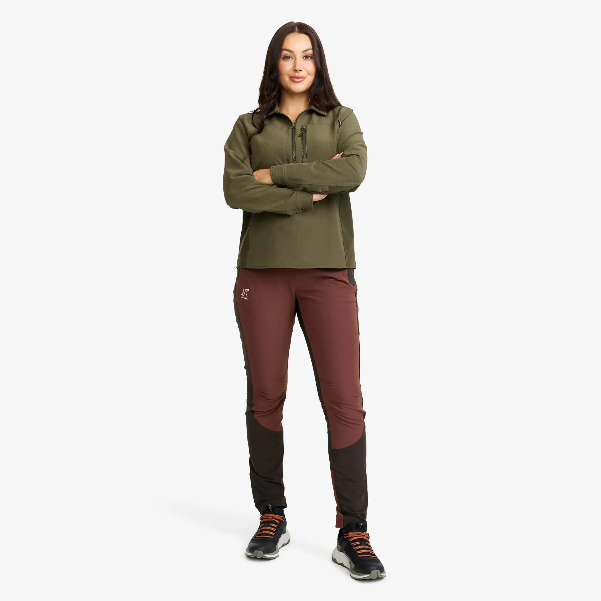 Ridge Half-zip Stretch Shirt Naiset