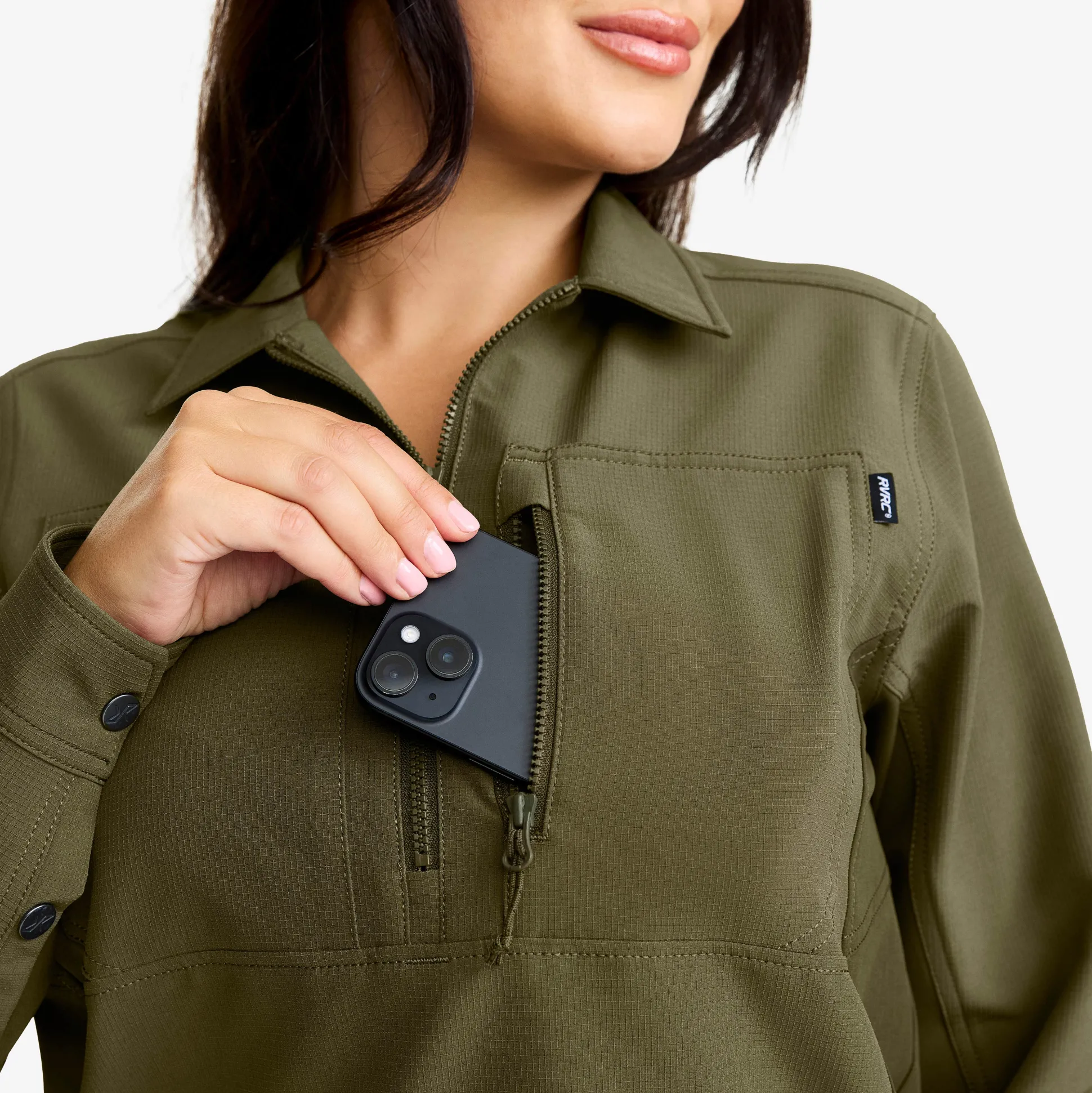 Ridge Half-zip Stretch Shirt Naiset