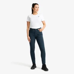 Root High-waist Stretch Jeans Naiset
