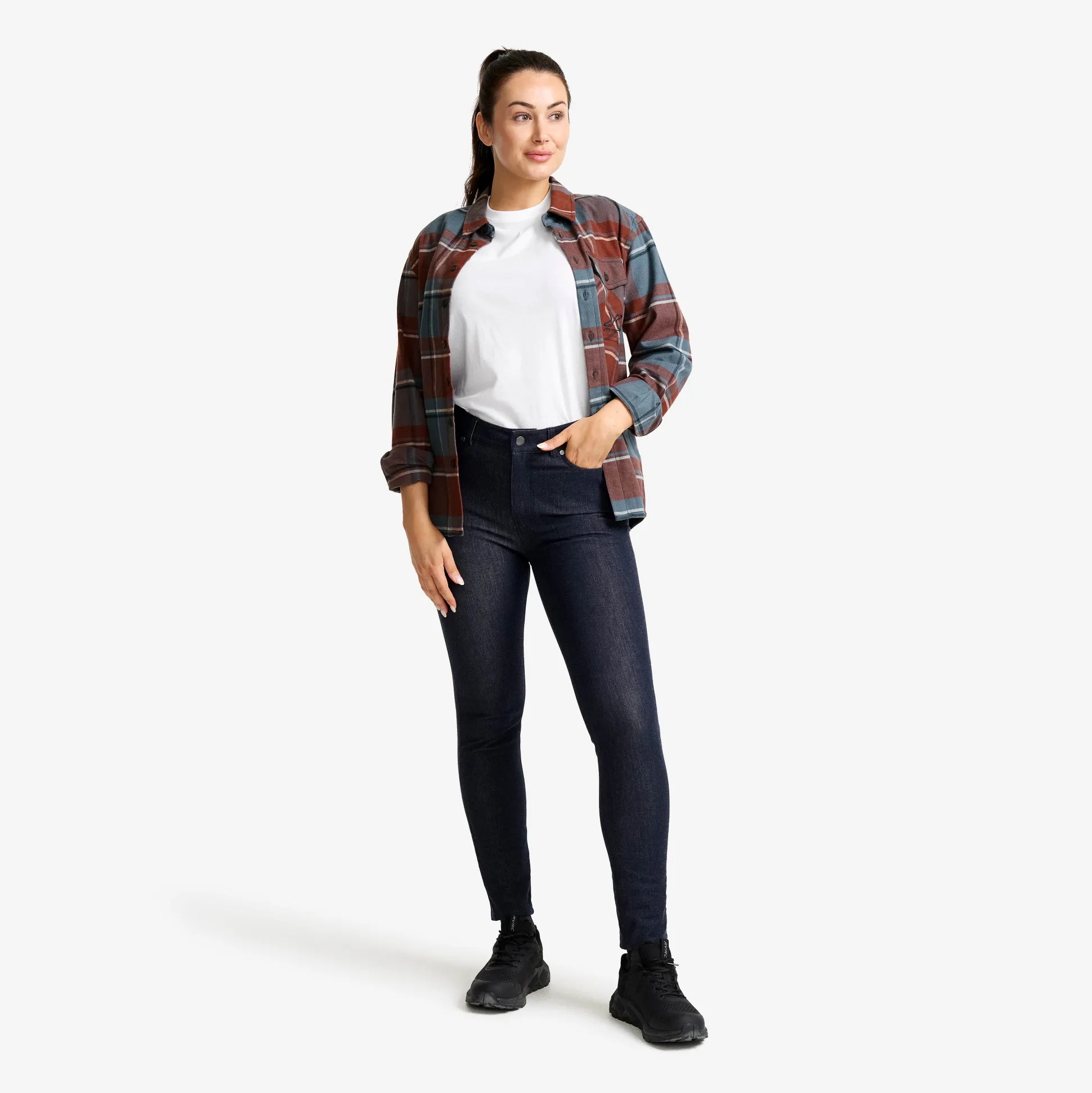 Valley High-waist Stretch Jeans Naiset