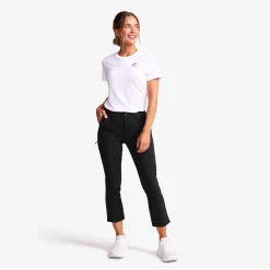 Variety High-waist Cropped Pants Naiset