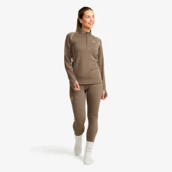 Waffle Half-zip Baselayer Top Naiset