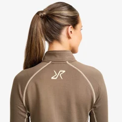 Waffle Half-zip Baselayer Top Naiset